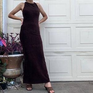 🐻 Vintage 90s Ribbed Maxi Dress 🐻